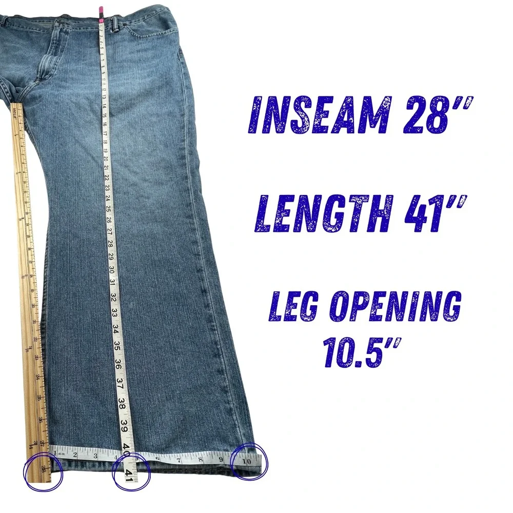 Polo Ralph Lauren 867 Classic Fit Mens 50x30‎ Jeans Medium Wash Denim *Flaw